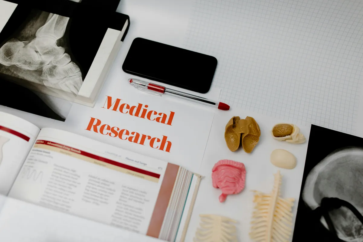 A picture illustrating medical research